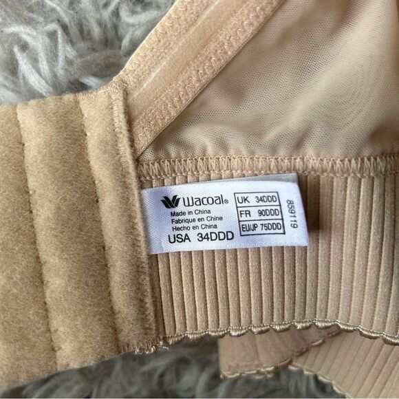 Wacoal Red Carpet Long Line bustier bra top women’s size 34DDD - Picture 10 of 10